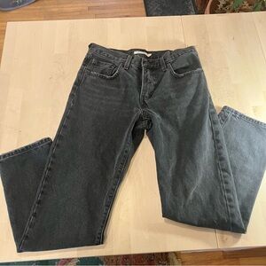 Levi's Premium Middy Straight Charcoal Jeans 27x29